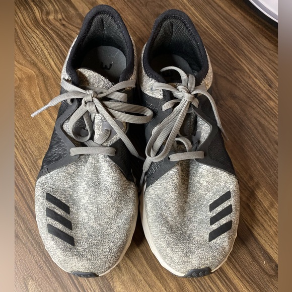 ADIDAS Edge Lux 2.0 Women 8.5 Black Gray Running Shoes Sneakers Trainers CG4708 - Picture 2 of 6